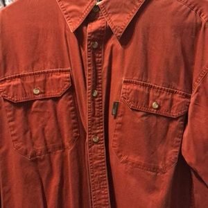 Columbia Men’s Shirt Burnt Orange Colored